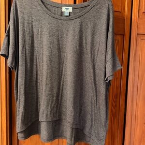 Old Navy Purple Scoop Neck Short Sleeve Top